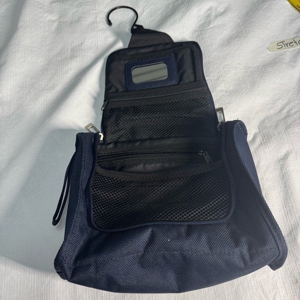 Toiletry Bag Navy Blue Women's Bag - Picture 2 of 9